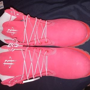 Timberland NBA Houston Rockets red brand new 10.5 worn once original box